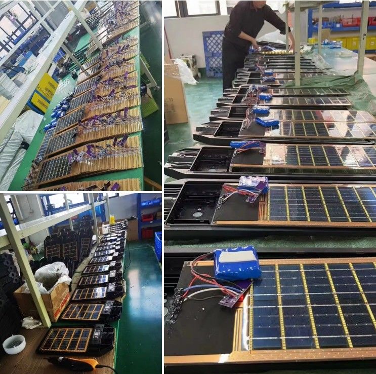 ABS-materiaal Solar Motion Sensor Waterdicht Beveiligings Yard IP68 All In One Led Street Light