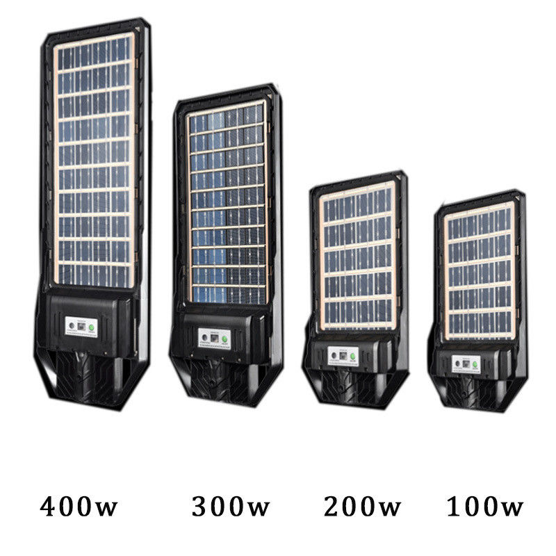 ABS-materiaal Solar Motion Sensor Waterdicht Beveiligings Yard IP68 All In One Led Street Light
