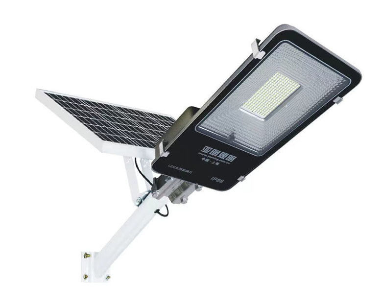 300W 400W IP65 waterdicht aluminium zonne-LED straatlicht met afstandsbediening en paal