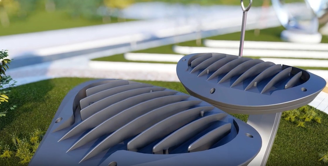 Buiten LED-tuinlamp met 6000K daglichtwaarschuwing en aluminiumstaaf